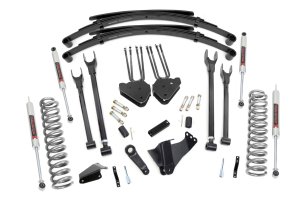 Ford F-350 Super Duty Suspension Lift Kit - Rough Country - 6 Inch Lift Kit | Diesel | 4 Link | M1 | Leaf Springs - '05-'07 Ford F-350 Super Duty Suspension Lift Kit - Rough Country - 6 Inch Lift Kit | Diesel | 4 Link | M1 | Leaf Springs - '05-'07
